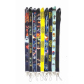 Custom Logo Printing Polyester heat transfer anime lanyard